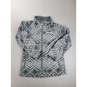 Columbia Jacket Womens Large Gray Omni-Tech Interchange Outgrown Hooded Coat